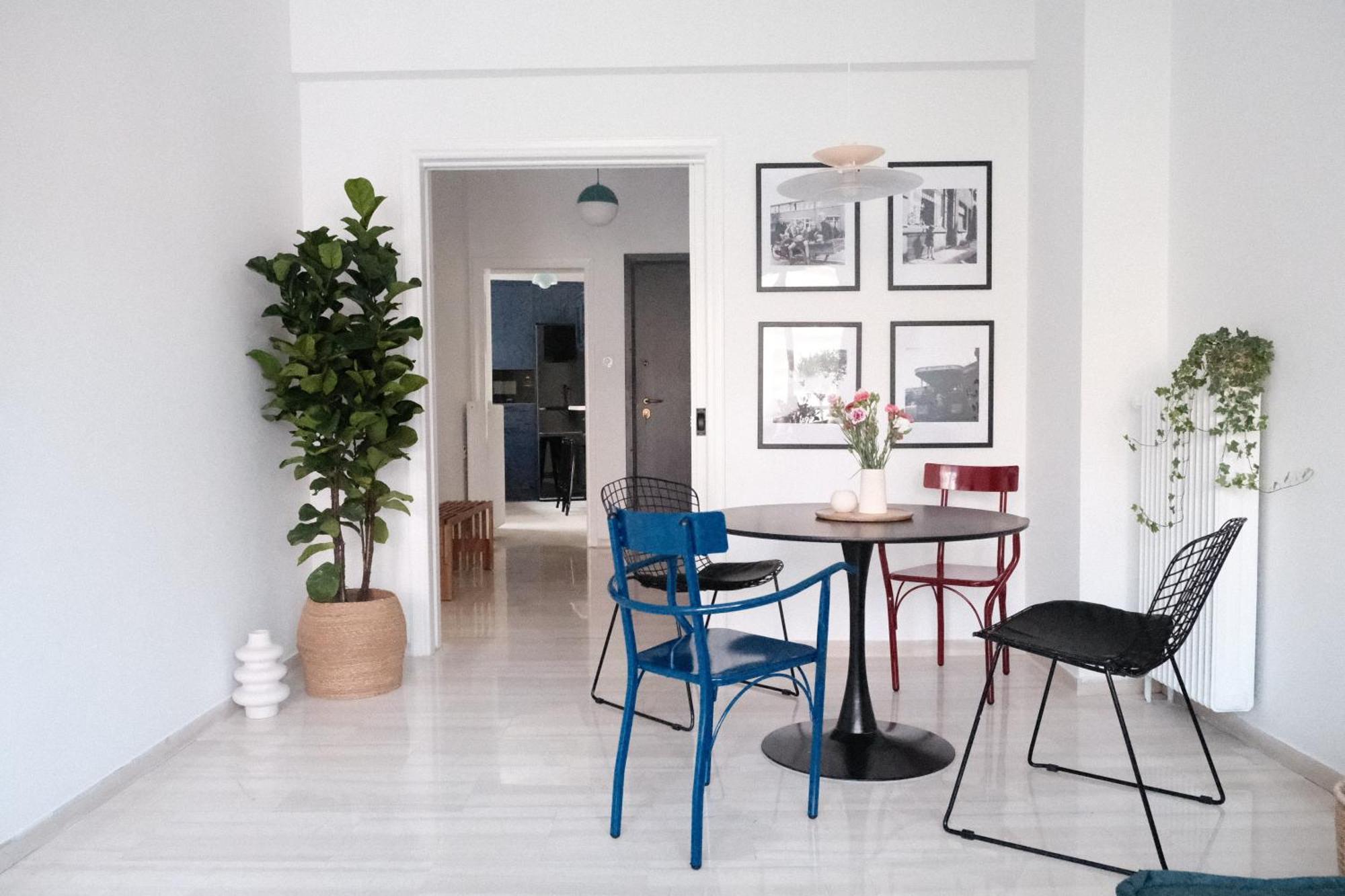 Apartment Unique 2bd Design With Airconditioning Near Acropolis